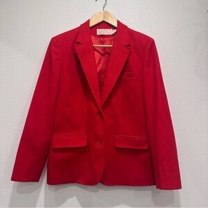 Pendleton Vibrant Red Wool Jacket